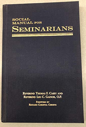 Beispielbild fr Social Manual for Seminarians zum Verkauf von BookMarx Bookstore