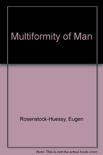 Stock image for Multiformity of Man for sale by ThriftBooks-Dallas