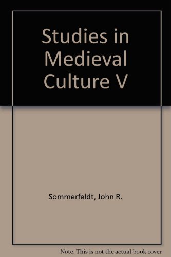 Imagen de archivo de Studies in Medieval Culture V. a la venta por J. HOOD, BOOKSELLERS,    ABAA/ILAB