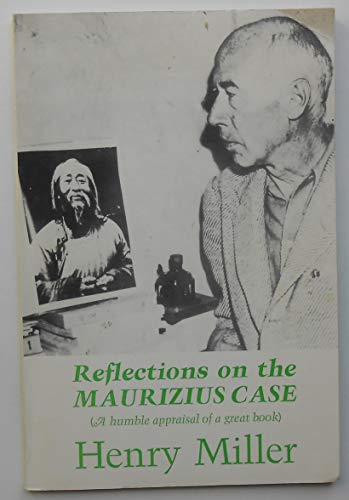 Imagen de archivo de Reflections On The Maurizius Case ( A Humble Appraisal Of A Great Book) a la venta por Willis Monie-Books, ABAA