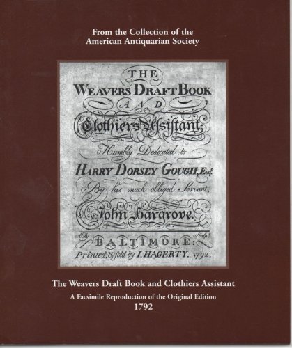 Imagen de archivo de Weavers Draft Book and Clothiers Assistant a la venta por Alplaus Books