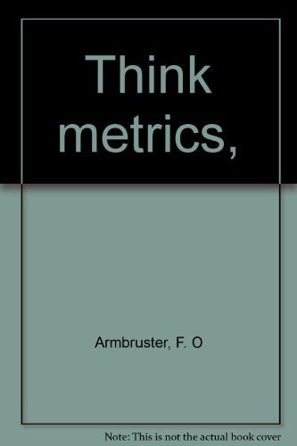 9780912300450: Think metrics [Taschenbuch] by
