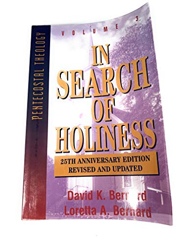 Stock-Bild f�r In Search of Holiness (Series in Pentecostal Theology, Band 3)