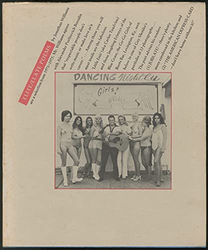 Beispielbild fr Elite/Elate Poems : Selected Poems, 1971-75 zum Verkauf von Beyond Baroque