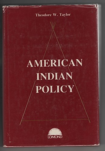 Beispielbild fr American Indian Policy zum Verkauf von Better World Books