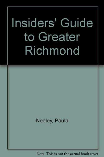 Beispielbild fr Insiders' Guide to Greater Richmond zum Verkauf von Wonder Book