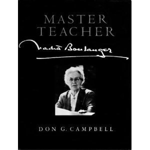 Imagen de archivo de Master Teacher: Nadia Boulanger a la venta por Greenwood Books