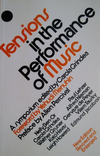 Stock image for Tensions in the Performance of Music for sale by Stephen White Books