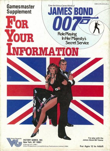 For Your Information (James Bond 007 RPG) (9780912515076) by Victory Games