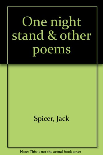 9780912516455: One-night stand & other poems