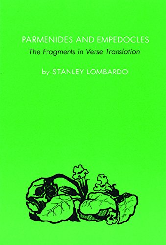 Stock image for Parmenides and Empedocles: The Fragments in Verse Translation for sale by J. HOOD, BOOKSELLERS,    ABAA/ILAB