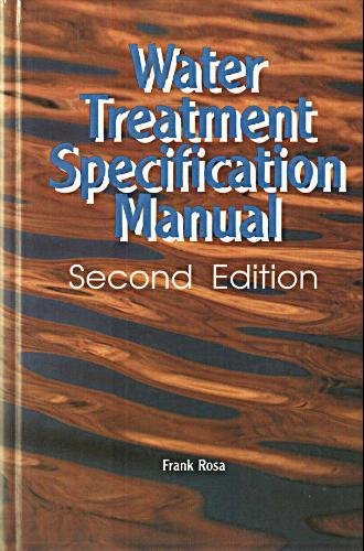 Imagen de archivo de Water Treatment Specification Manual a la venta por HPB-Red