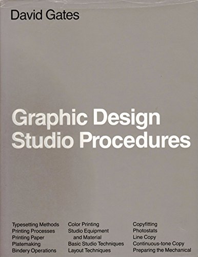 Graphic design studio procedures (9780912526300) by Gates, David