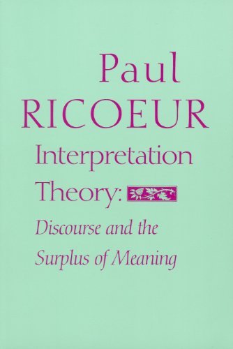 9780912646251: Interpretation Theory: Discourse and the Surplus of Meaning