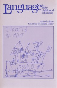 Imagen de archivo de Language in Early Childhood Education a la venta por G3 Books