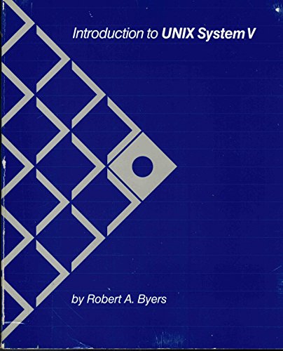 Imagen de archivo de Introduction to UNIX System V a la venta por Better World Books