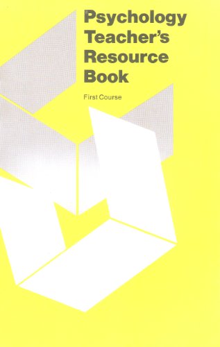 Beispielbild fr Psychology Teacher's Resource Book First Course zum Verkauf von Yosemite Street Books