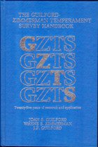 9780912736198: Guilford-Zimmerman Temperament Survey Handbook