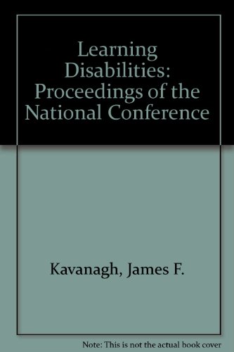 Beispielbild fr Learning Disabilities : Proceedings of the National Conference zum Verkauf von Better World Books