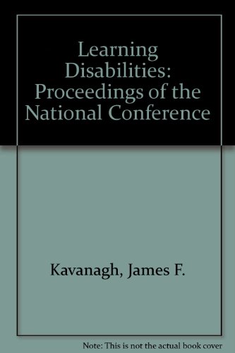 Stock image for Learning Disabilities : Proceedings of the National Conference for sale by Better World Books