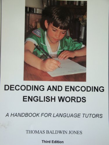 9780912752822: Decoding And Encoding English Words: Handbook for Language Tutors