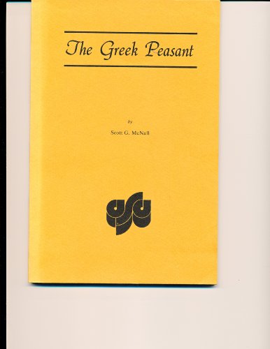 Stock image for The Greek Peasant for sale by Crossroad Books