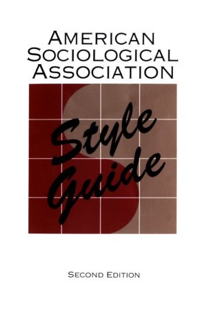 Beispielbild fr Asa Style Guide zum Verkauf von Better World Books