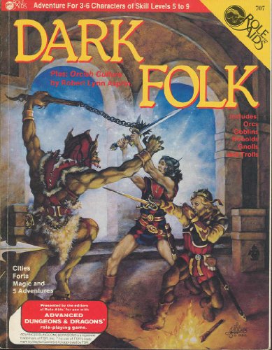 Beispielbild fr Dark Folk (Role Aids / Advanced Dungeons Dragons) zum Verkauf von GoldBooks