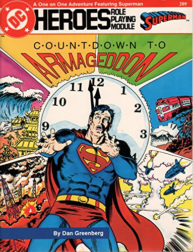 Beispielbild fr Countdown to Armageddon - Superman (DC Heroes One on One Module 209) zum Verkauf von Black and Read Books, Music & Games