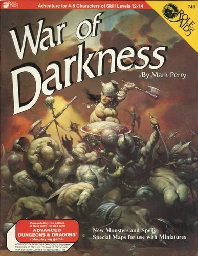 9780912771663: War of Darkness (Role Aids-Advanced Dungeons and Dragons)