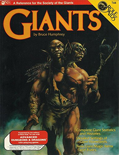 Stock image for Giants (Role Aids) by Bruce Humphrey (1990) Paperback for sale by Chris Korczak, Bookseller, IOBA