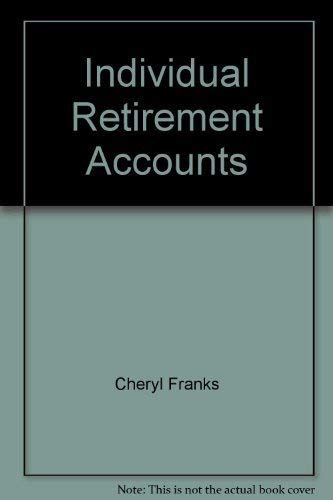 Individual retirement accounts (9780912857817) by Institute Of Financial Education