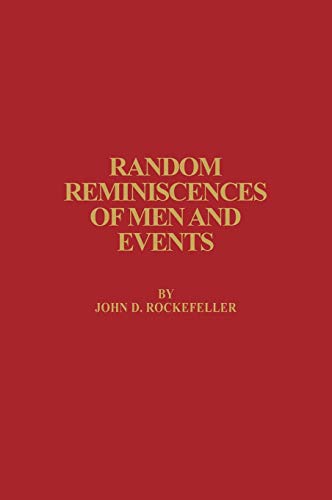 9780912882581: Random Reminiscences of Men and Events