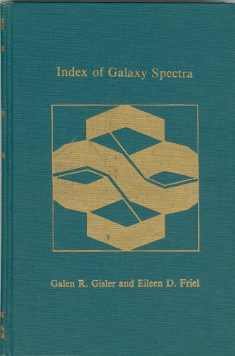 Imagen de archivo de Index of Galaxy Spectra a la venta por Better World Books