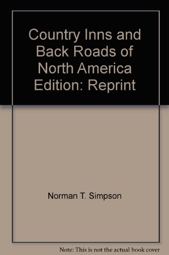 Stock image for Country Inns and Back Roads of North America: Vol. XIV for sale by George Cross Books