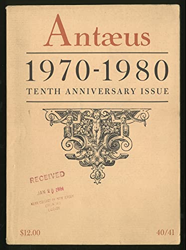Antaeus: 1970-1980 Tenth Anniversary Issue, Winter/Spring 1981 40/41