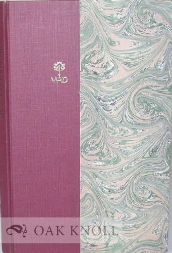 The Books of WAD: A bibliography of the books designed by W. A. Dwiggins (WITH SIGNED LETTER]