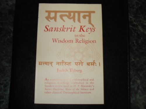 Beispielbild fr Sanskrit Keys to the Wisdom-Religion zum Verkauf von Books From California