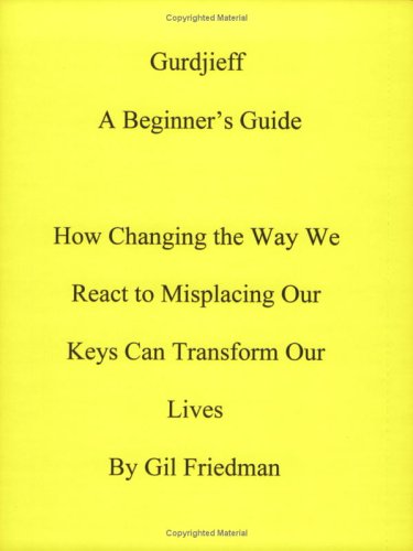 9780913038253: Gurdjieff: A Beginners Guide