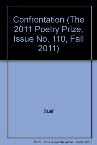 Imagen de archivo de Confrontation (The 2011 Poetry Prize, Issue No. 110, Fall 2011) a la venta por Books From California