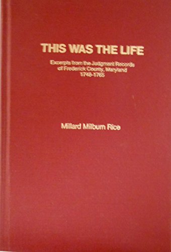 9780913186084: Title: This was the life Excerpts from the judgment recor