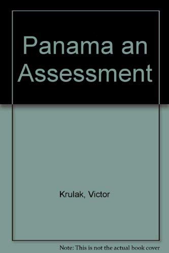 9780913187036: Panama an Assessment