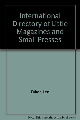 Stock image for International Directory of Little Magazines and Small Presses for sale by Wonder Book