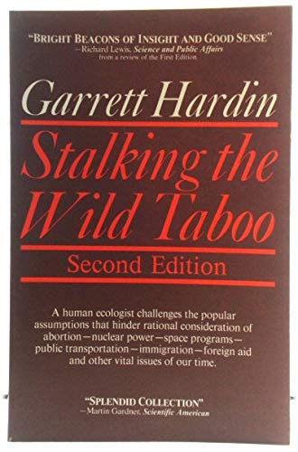 Beispielbild fr Stalking the Wild Taboo zum Verkauf von Half Price Books Inc.