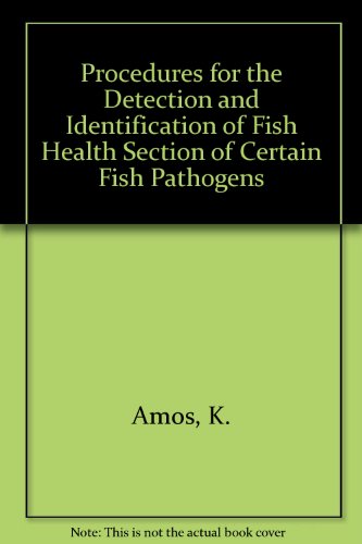 9780913235386: Procedures for the Detection and Identification of Fish Health Section of Certain Fish Pathogens
