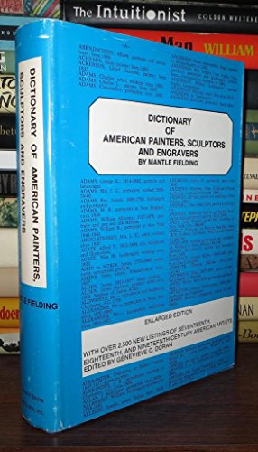 Beispielbild fr Dictionary of American Painters, Sculptors and Engravers zum Verkauf von HPB Inc.