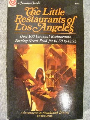 Stock image for The Little Restaurants of Los Angeles for sale by Hawking Books