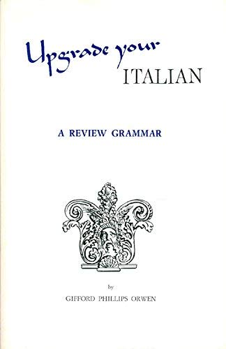 9780913298121: Upgrade Your Italian: A Review Grammar