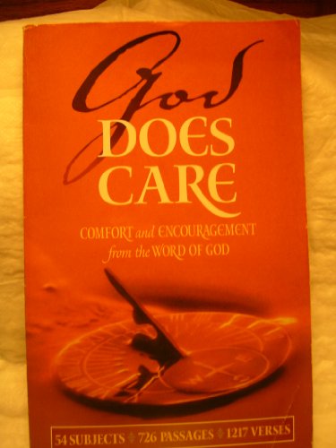 9780913367001: God Does Care: Comfort and Encouragement from the Word of God