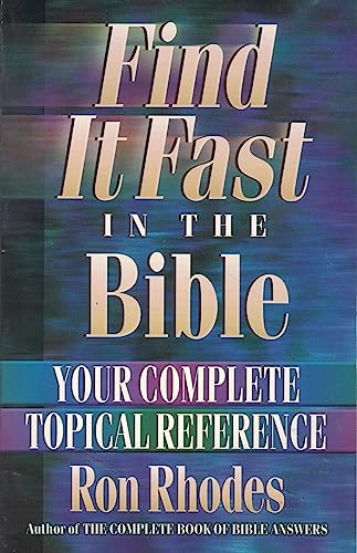 Stock image for Find it Fast In the Bible for sale by SecondSale